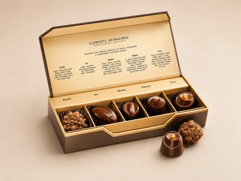 Handcrafted Dark Pralines